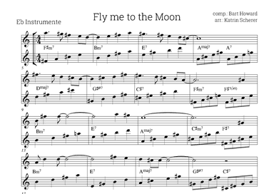 Fly Me To The Moon (in Other Words) (arr. Katrin Scherer)