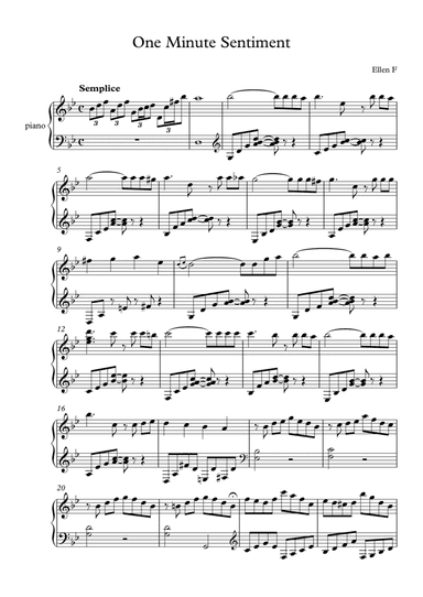 One Minute Sentiment