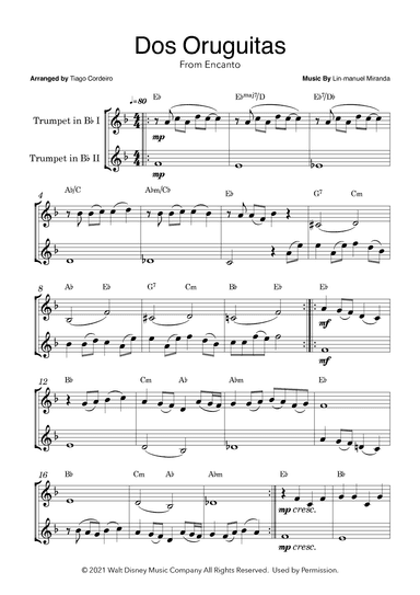 Dos Oruguitas (arr. Tiago Cordeiro)