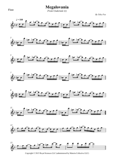 Megalovania (arr. Wesley S. SIlva)