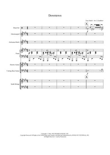 Downtown (arr. L Goodhew)