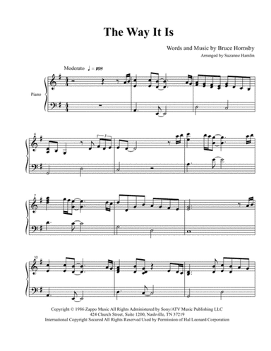 The Way It Is (arr. Suzanne Hamlin)