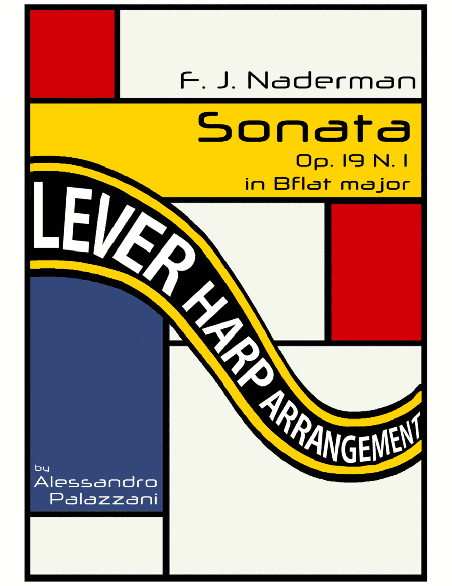 Sonata op.19 n.1 in B flat major for lever harp (arr. Alessandro Palazzani)