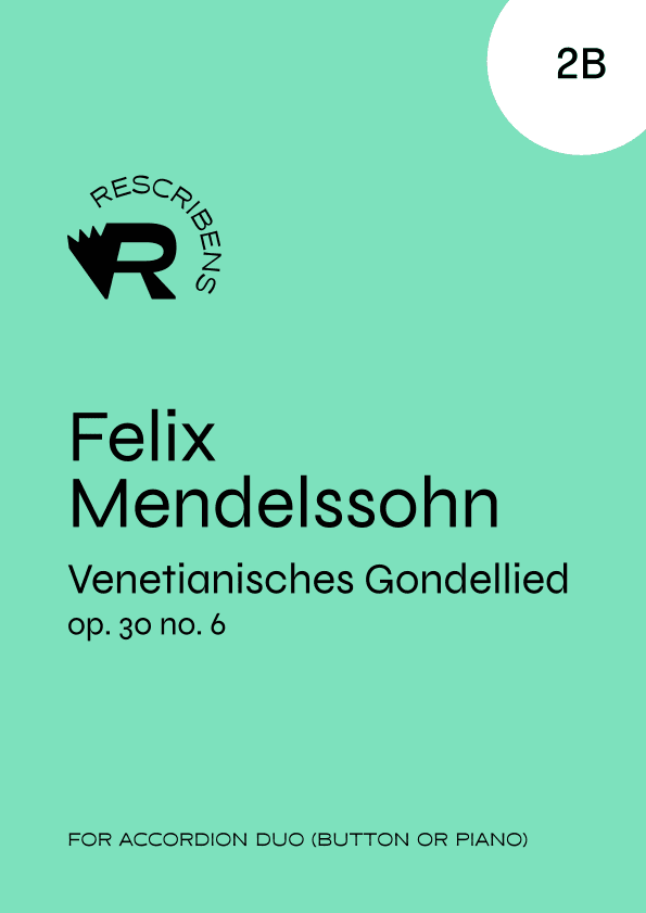 Lieder ohne Worte op.30 n.6 (2B) (arr. Stefano Arato)