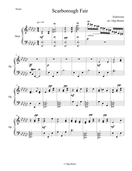 Scarbourough Fair (arr. Olga Benito)