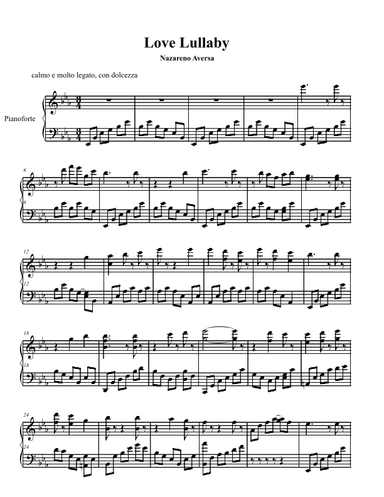 Lullaby of Love (Love Lullaby)