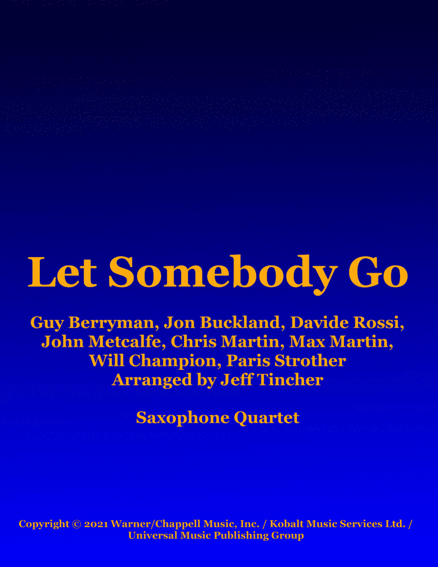 Let Somebody Go (arr. Jeff Tincher)