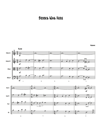 Brooks Was Here (arr. Biegler)