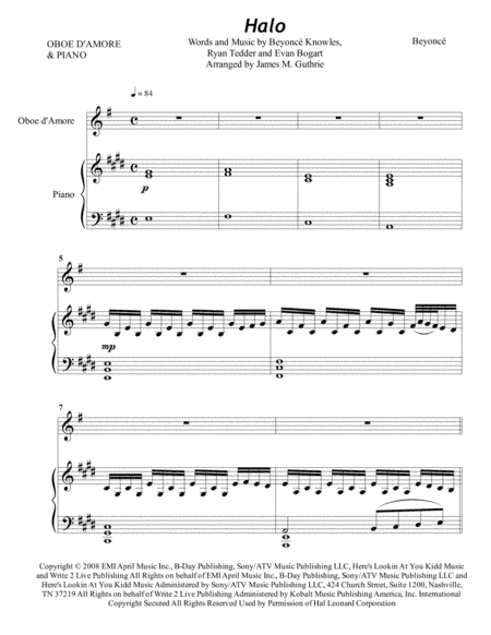 Halo (arr. James M. Guthrie)