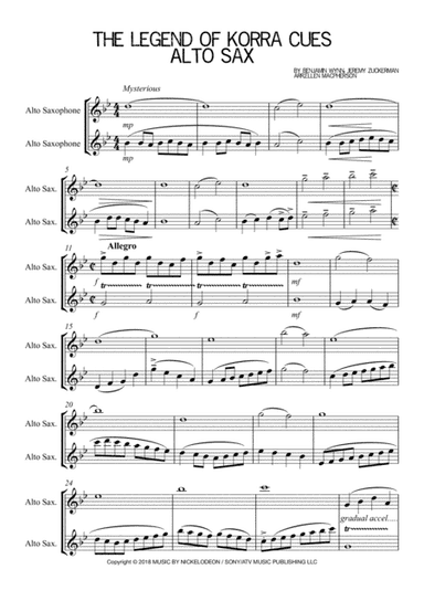 The Legend Of Korra Cues (arr. Ellen Macpherson)