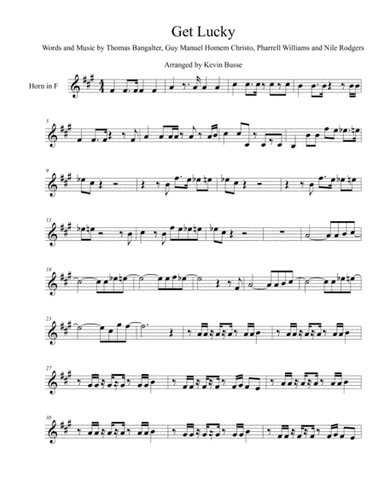 Get Lucky (arr. Kevin Busse)