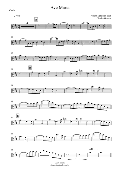 Ave Maria (arr. Alex Souza)