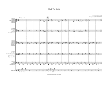 Mack The Knife   (Flex Band) (arr. Dean Mounts)