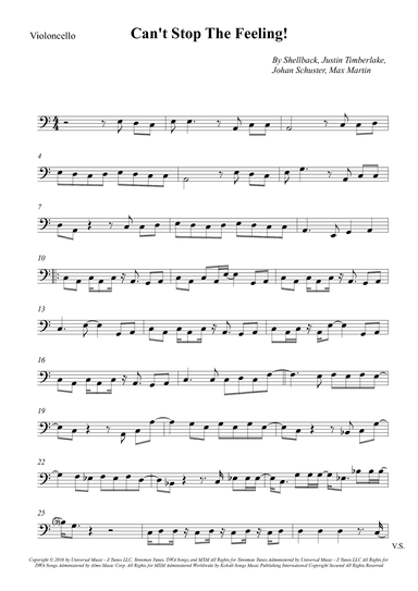 Can't Stop The Feeling! (arr. Wesley S. SIlva)