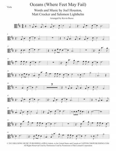 Oceans (Where Feet May Fail) (arr. Kevin Busse)