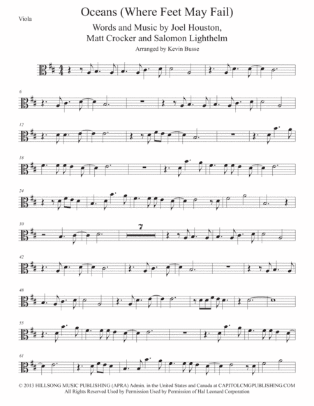 Oceans (Where Feet May Fail) (arr. Kevin Busse)