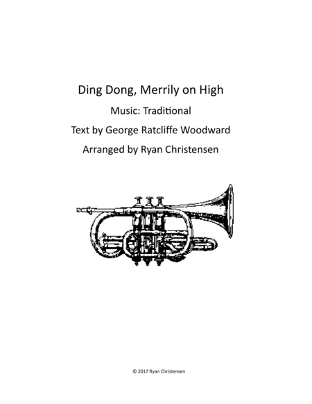 Ding Dong, Merrily on High (arr. Ryan Christensen)