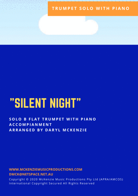 Silent Night - Bb Trumpet Solo with Piano Accompaniment (arr. Daryl McKenzie)