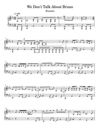 We Don't Talk About Bruno (arr. Noah Turner)