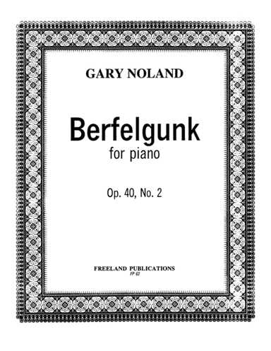 "Berfelgunk" for piano Op. 40, No. 2