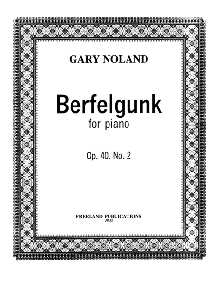 "Berfelgunk" for piano Op. 40, No. 2
