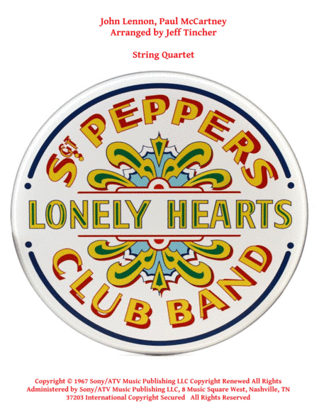 Sgt. Pepper's Lonely Hearts Club Band (arr. Jeff Tincher)