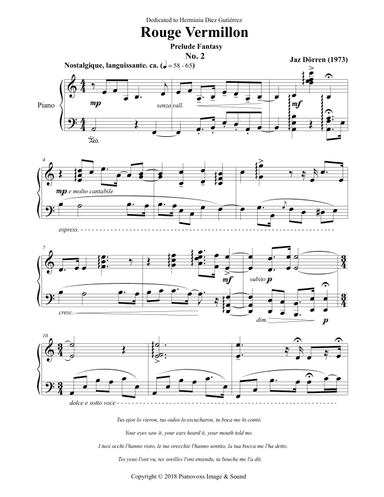 Rouge Vermillon (Prelude Fantasy No. 2)