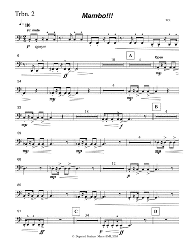 Mambo!!! Trombone 2 part