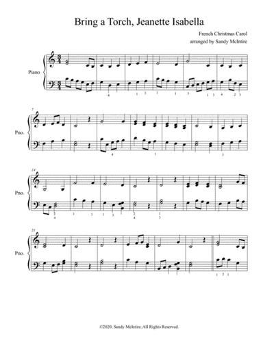 Bring a Torch, Jeanette, Isabella (arr. Sandy McIntire)