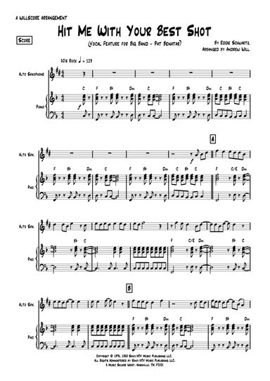 Hit Me With Your Best Shot (arr. Andrew Will)