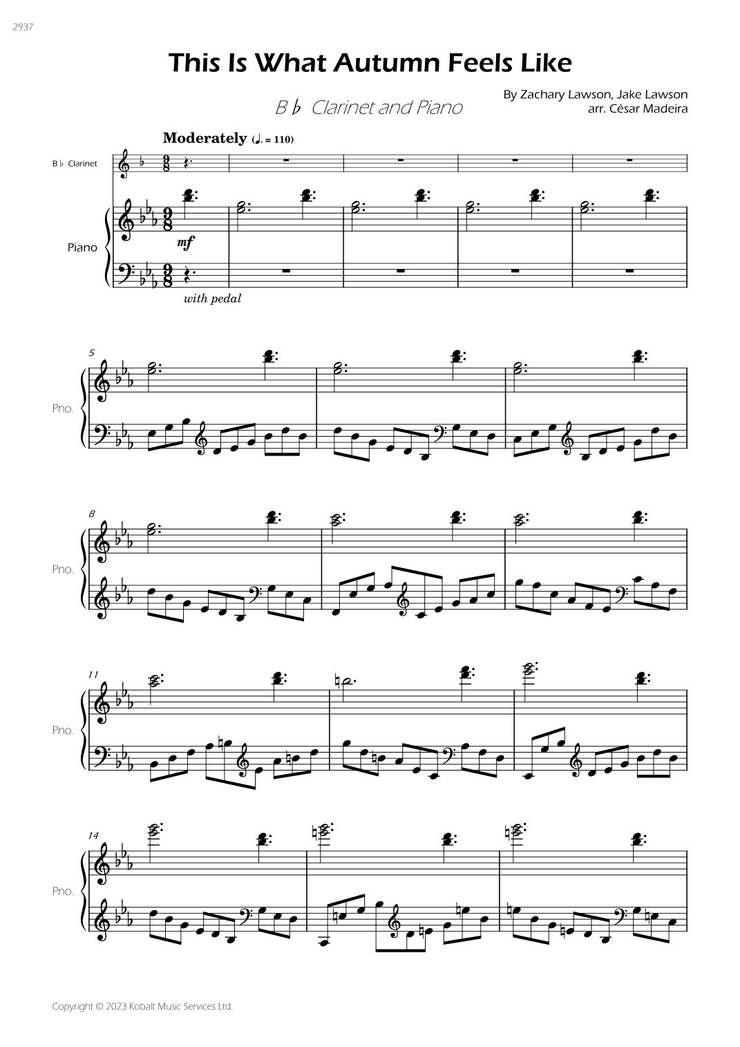 This Is What Autumn Feels Like (arr. César Madeira)