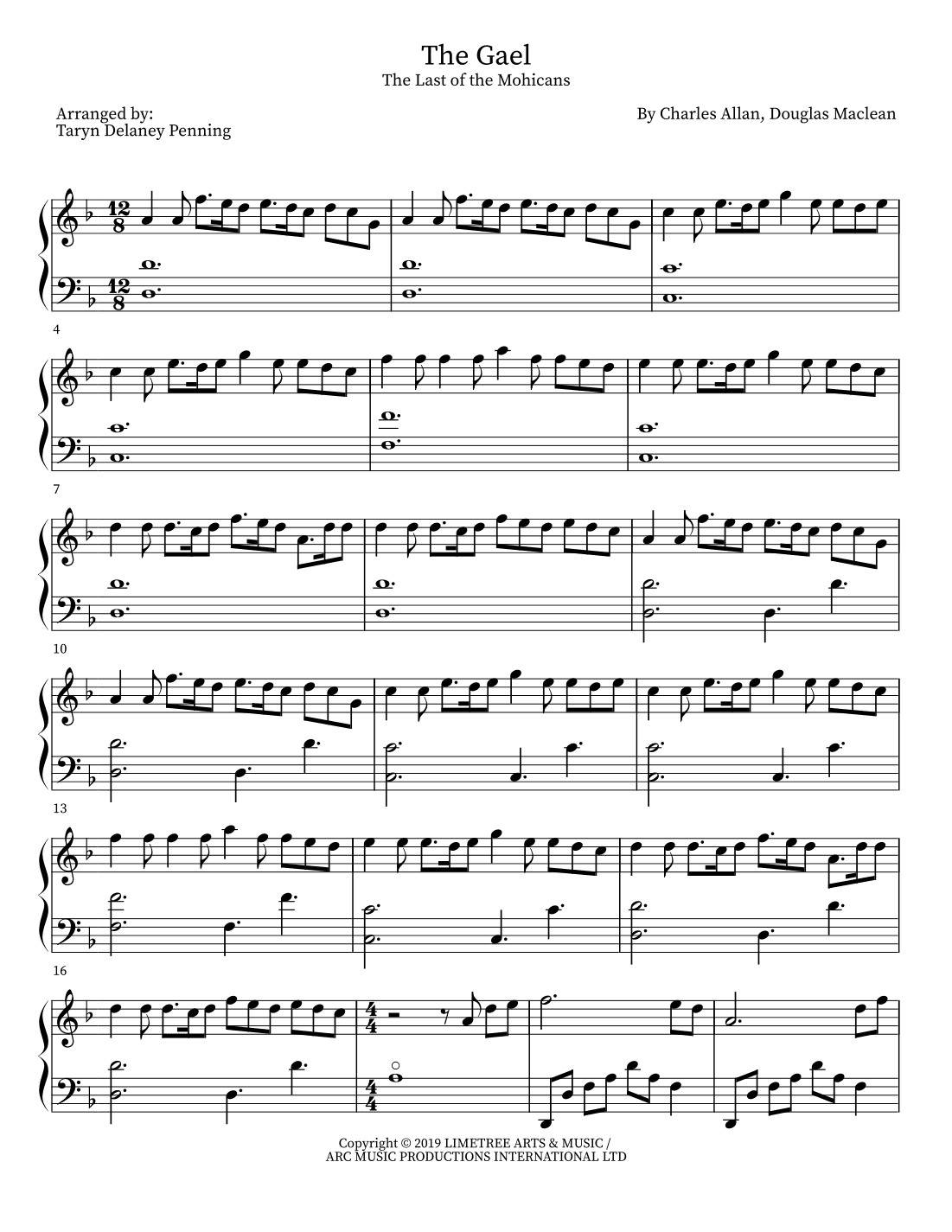 The Gael (arr. Taryn Delaney Penning)