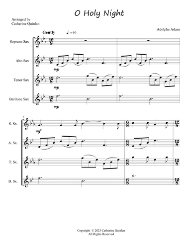 O Holy Night (arr. Catherine Quinlan)