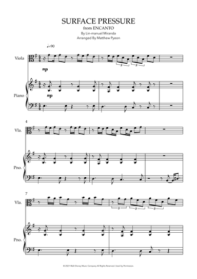 Surface Pressure (arr. Matthew pyeon)