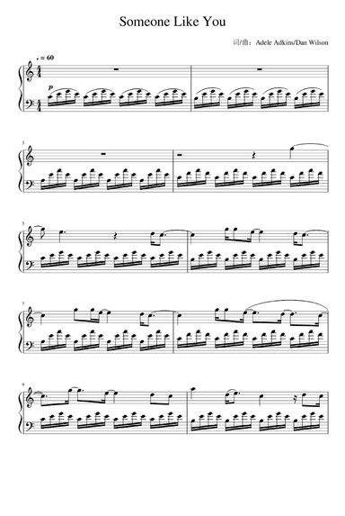 Someone Like You (arr. Adele Adkins)