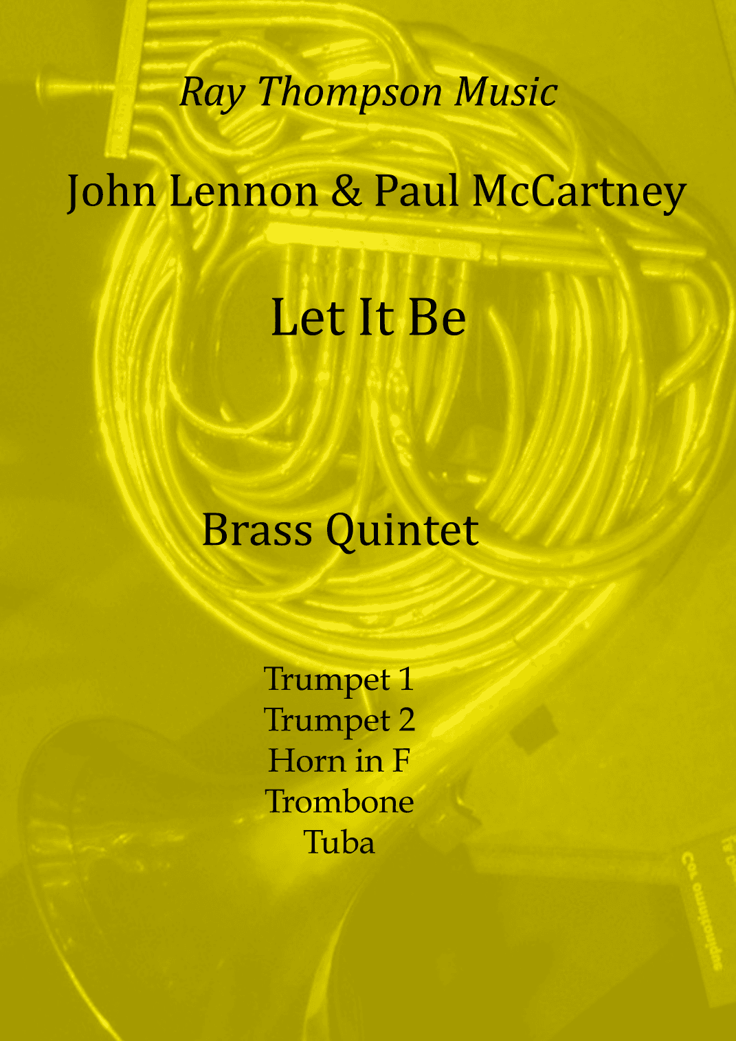 Let It Be (arr. Ray Thompson)