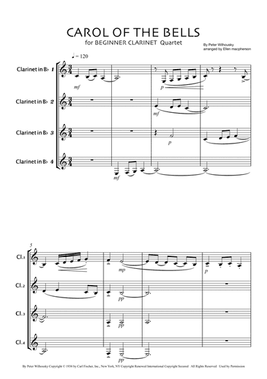 Carol Of The Bells (arr. Ellen Macpherson)