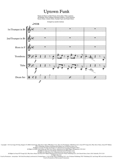 Uptown Funk (arr. Leandro Cardoso)