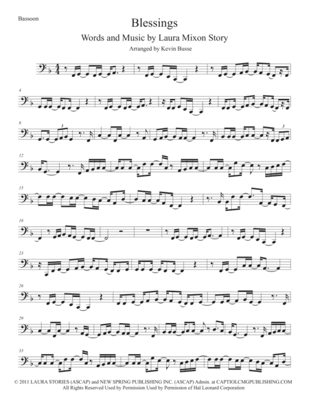 Blessings (arr. Kevin Busse)