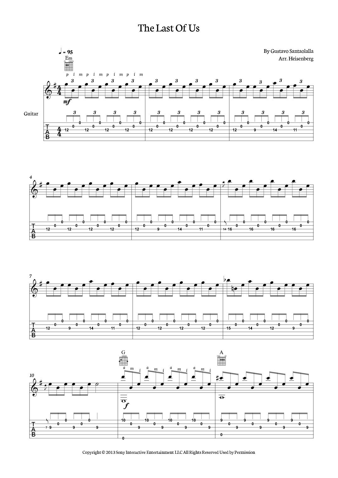The Last Of Us (arr. Heisenberg)