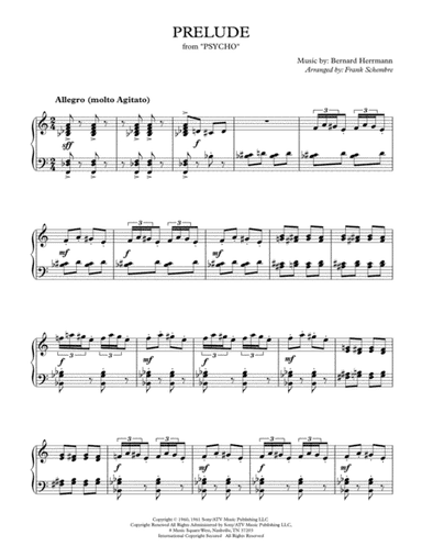 Psycho (prelude) (arr. Frank Schembre)