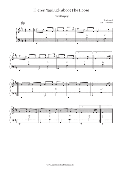 There's Nae Luck Aboot The Hoose (arr. Julia Gordon)