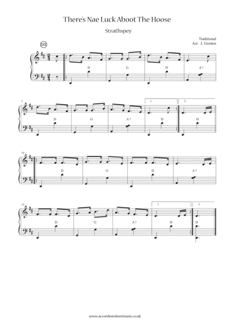 There's Nae Luck Aboot The Hoose (arr. Julia Gordon)