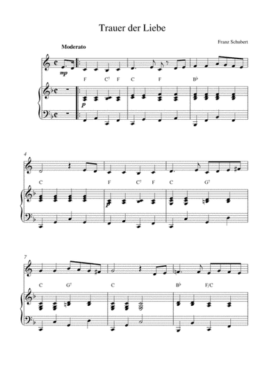 Trauer der Liebe (arr. Kaiserin Rebecca)