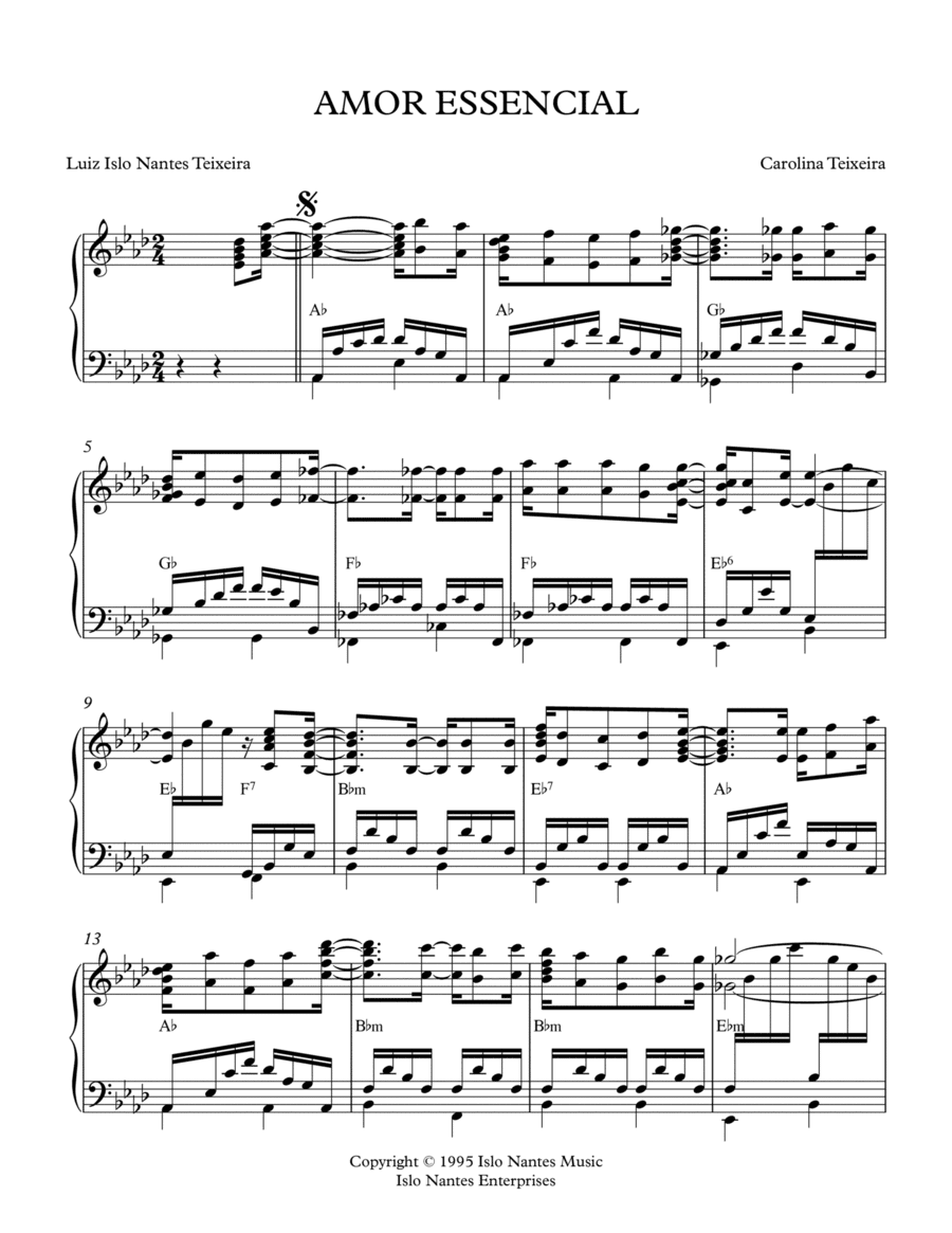 AMOR ESSENCIAL (ESSENTIAL LOVE)