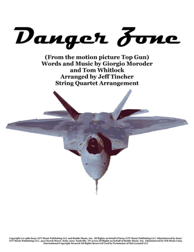 Danger Zone  from the Motion Picture TOP GUN (arr. Jeff Tincher)