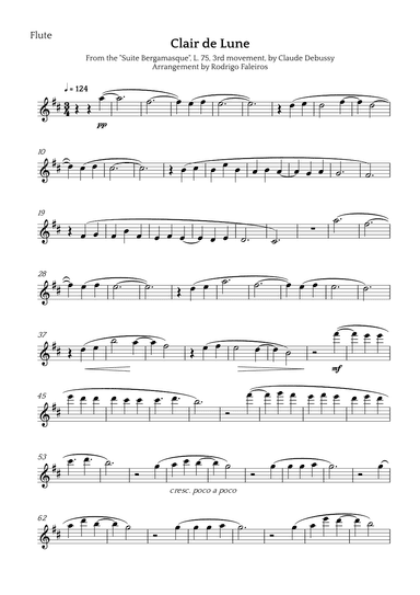 Clair de Lune (arr. Rodrigo Faleiros)