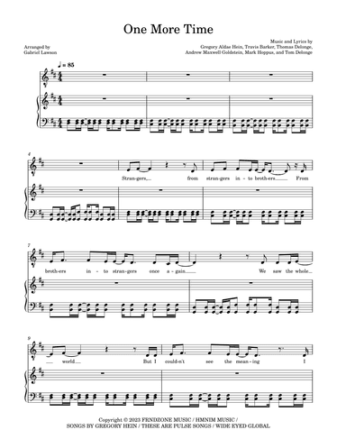One More Time (arr. Gabriel Lawson)