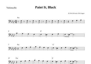 Paint It, Black (arr. Wesley S. SIlva)