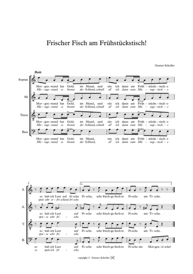 FRISCHER FISCH AM FRÜHSTÜCKSTISCH